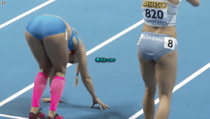 출발 준비하는 육상선수 이미지 #2