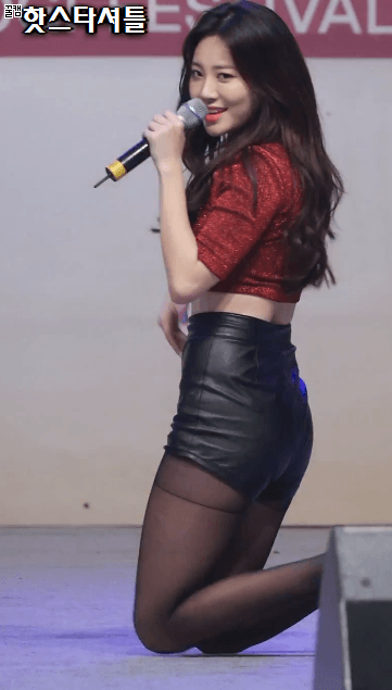 각선미 GOAT.. 걸스데이 유라 핫팬츠 검스 이미지 #1