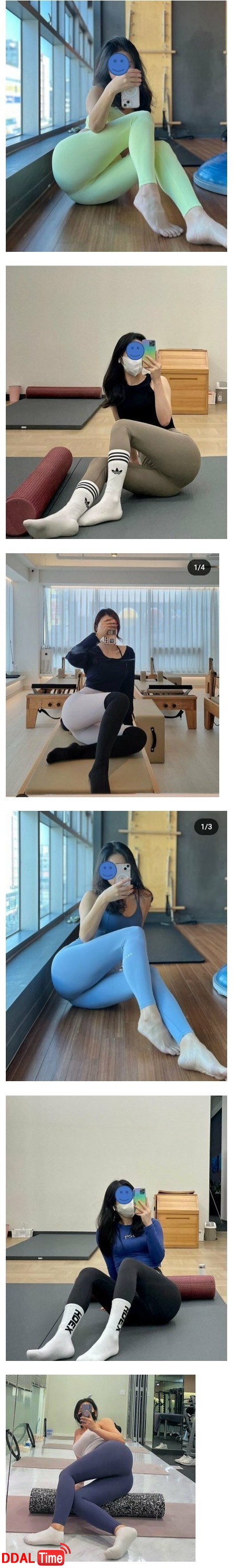 레깅스 인증녀들이 자주하는 포즈 이미지 #1