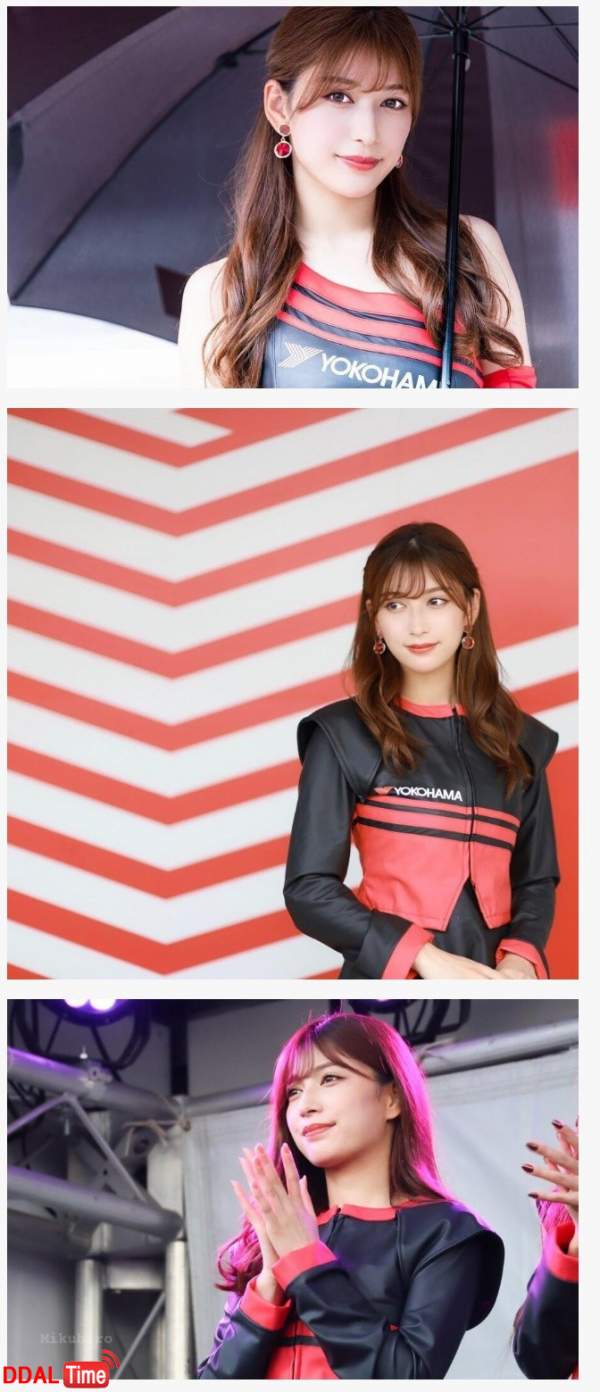 일본 탑급 레이싱 모델 겸 그라비아 모델 누나 이미지 #1