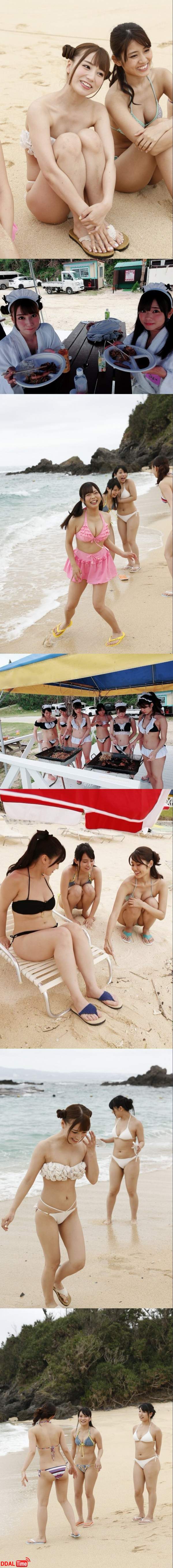 일본 AV 여배우들의 특별한 여름 휴가 이미지 #1