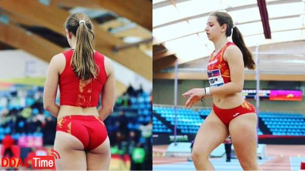 얼굴도 이쁜데 하체라인 뒤지는 여자 육상선수 이미지 #1