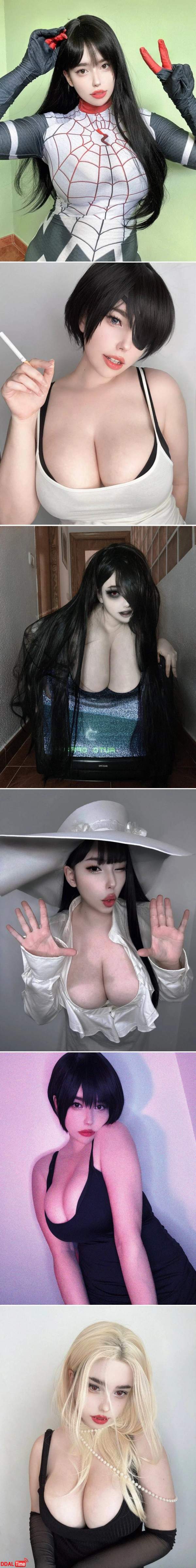 가슴 크기 어마 무시한 코스튬 플레이어 이미지 #1