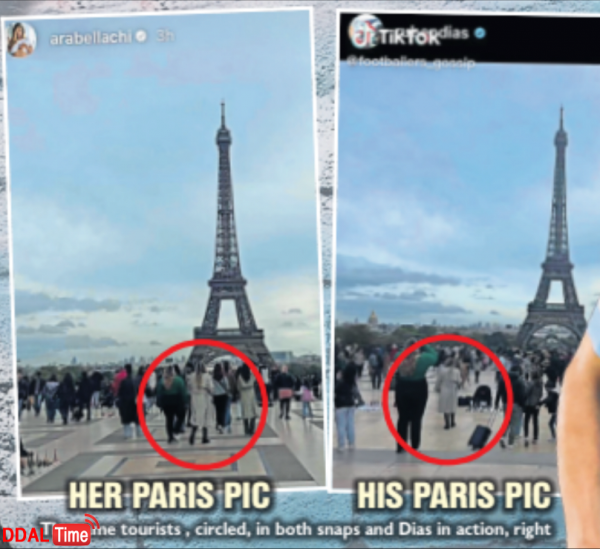 후벵 디아스, 유명 인플루언서와 파리 밀회 이미지 #3